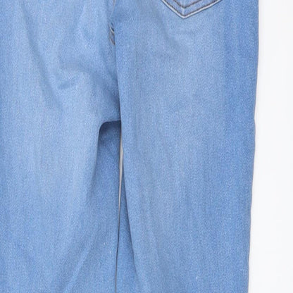 Denim & Co. Womens Blue Cotton Jegging Jeans Size 6 L28 in Regular Button