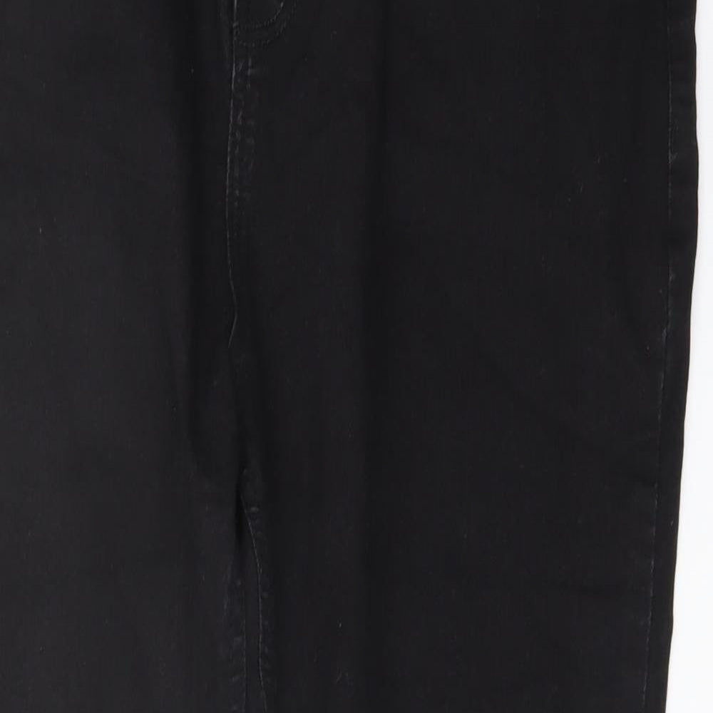 Womens UK Size 18 Studio Regular Fit Skinny Black Jeans
