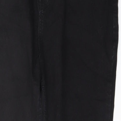 Womens UK Size 18 Studio Regular Fit Skinny Black Jeans