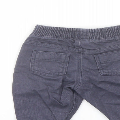 Marks and Spencer Boys Grey Cotton Cropped Jeans Size 3-6 Months Pullover
