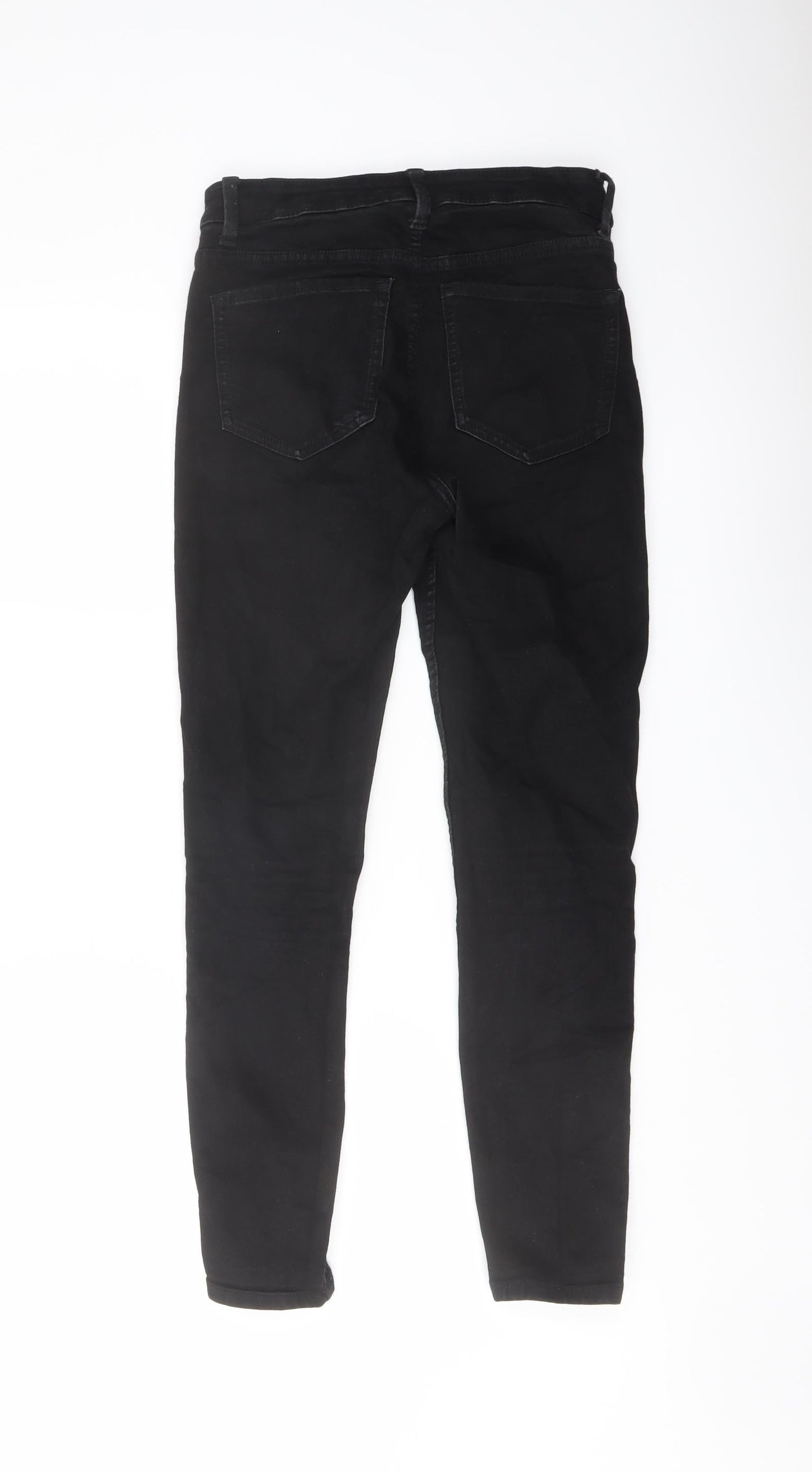 Womens UK Size 8 Marks and Spencer Regular Fit Skinny Black Jeans