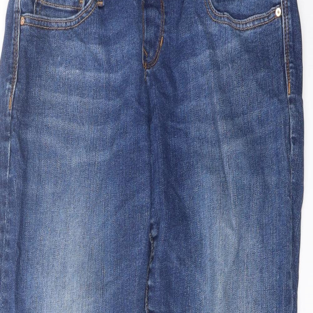 Gap Womens Blue Cotton Straight Jeans Size 12 L26 in Regular