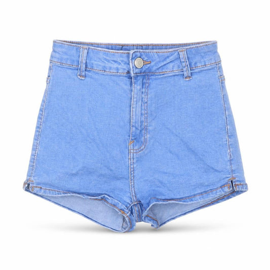 Womens UK Size 6 Bershka Regular Fit Cut-Off Shorts