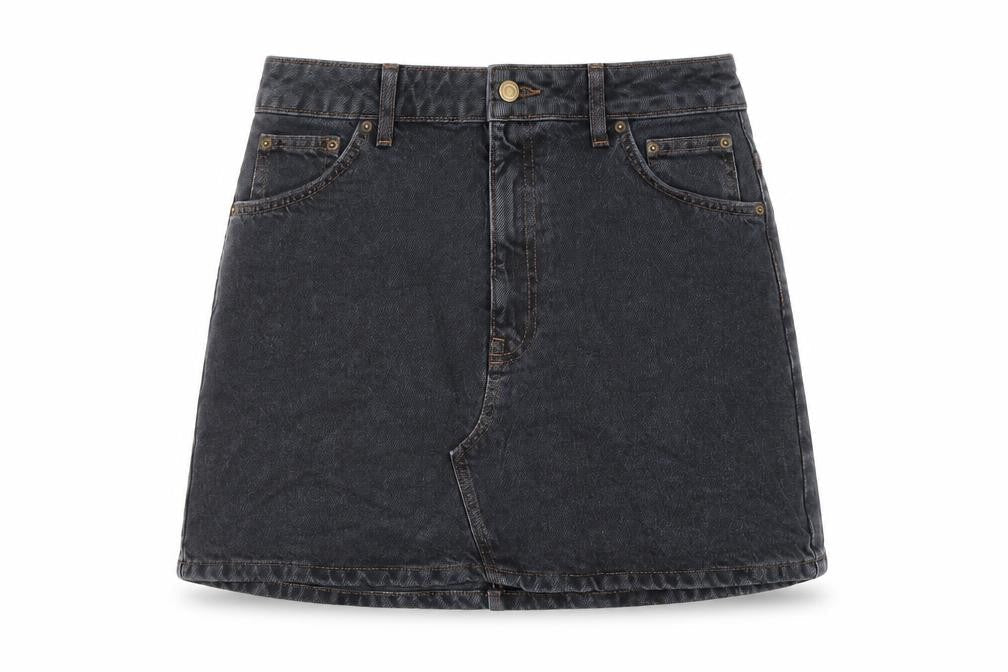 Womens UK Size 12 Topshop A-Line Denim Skirt