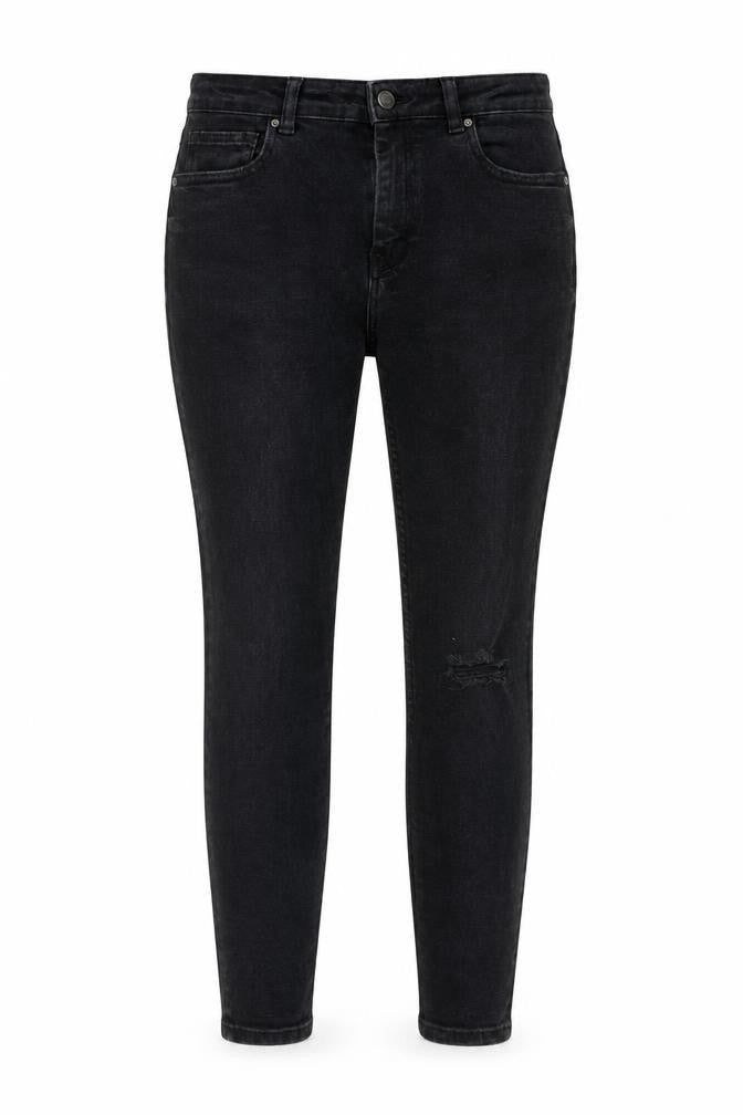 Womens UK Size 12 Denim & Co. Regular Fit Skinny Black Jeans