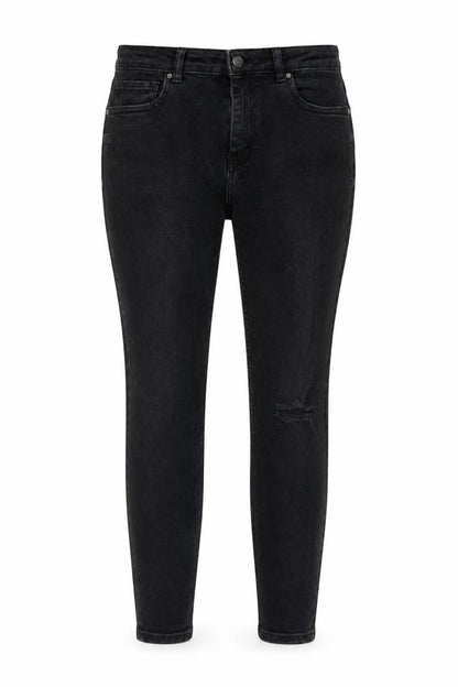 Womens UK Size 12 Denim & Co. Regular Fit Skinny Black Jeans
