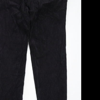 Mens UK Size L C&A Regular Fit  Black Trousers