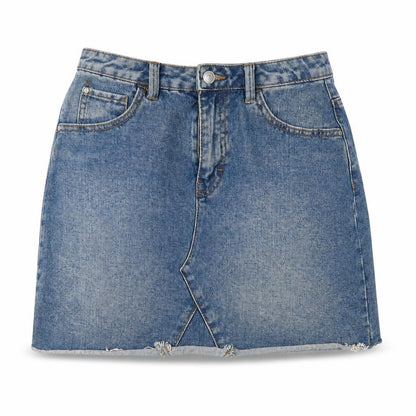 Womens UK Size 8 Denim & Co. A-Line Denim Skirt