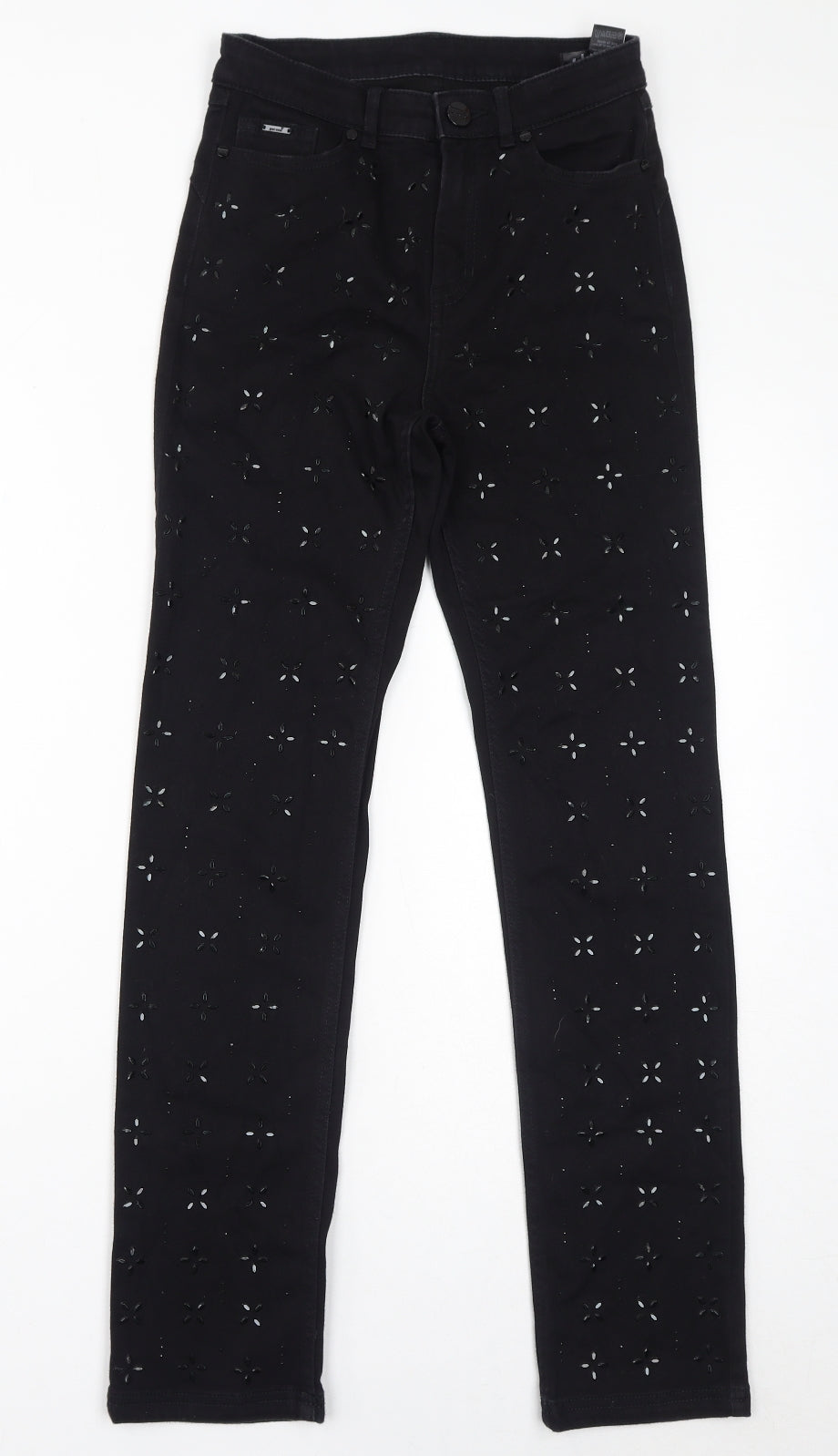 Womens UK Size 8 Marks and Spencer Regular Fit Skinny Black Jeans