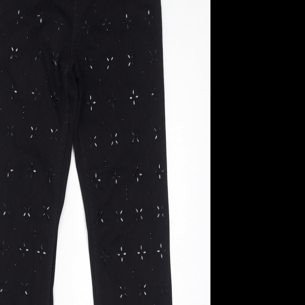 Womens UK Size 8 Marks and Spencer Regular Fit Skinny Black Jeans