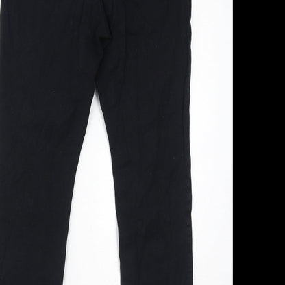 Gap Womens Black Cotton Skinny Jeans Size 6 L27 in Regular Zip