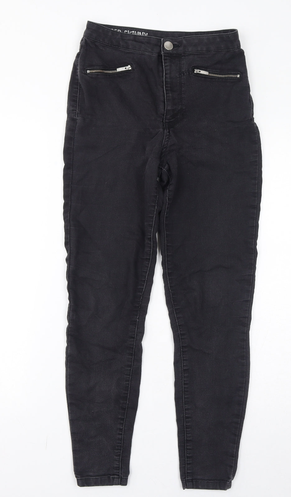Womens UK Size 8 Marks and Spencer Regular Fit Skinny Black Jeans
