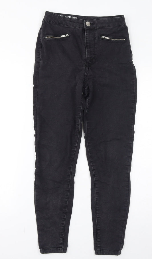 Womens UK Size 8 Marks and Spencer Regular Fit Skinny Black Jeans