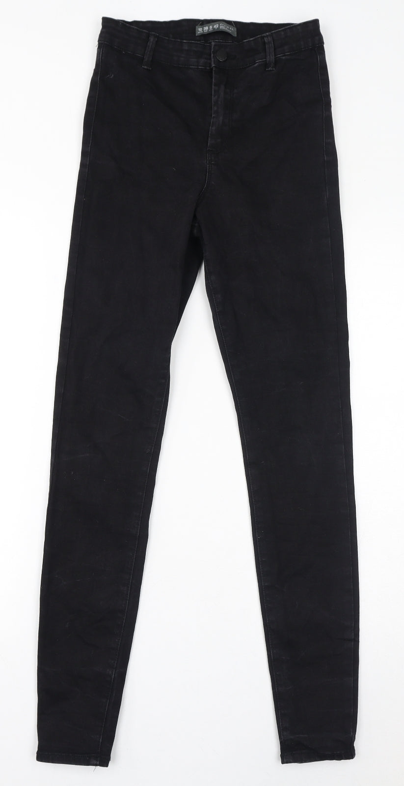 Denim & Co. Womens Black Cotton Jegging Jeans Size 10 L31 in Regular Zip