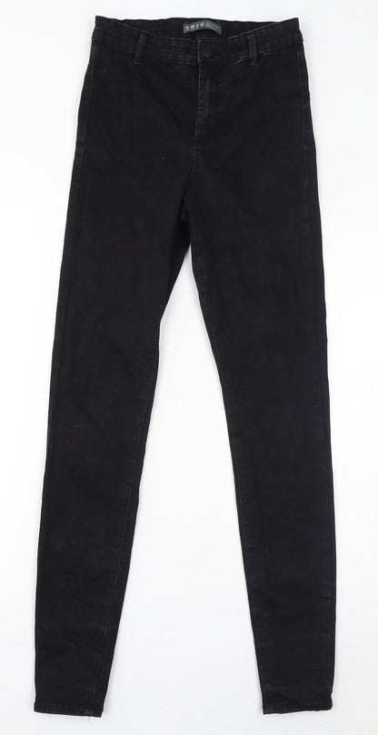 Denim & Co. Womens Black Cotton Jegging Jeans Size 10 L31 in Regular Zip