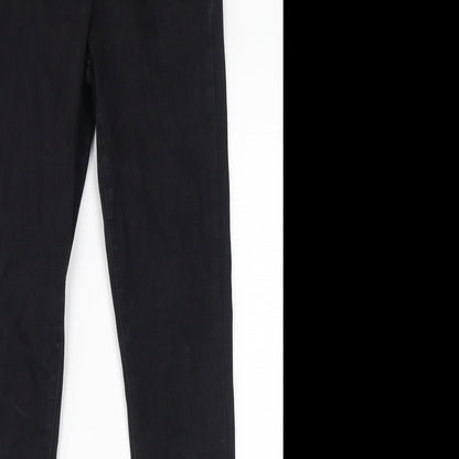 Denim & Co. Womens Black Cotton Jegging Jeans Size 10 L31 in Regular Zip