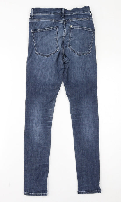 Womens UK Size 26 H&M Regular Fit Skinny Blue Jeans