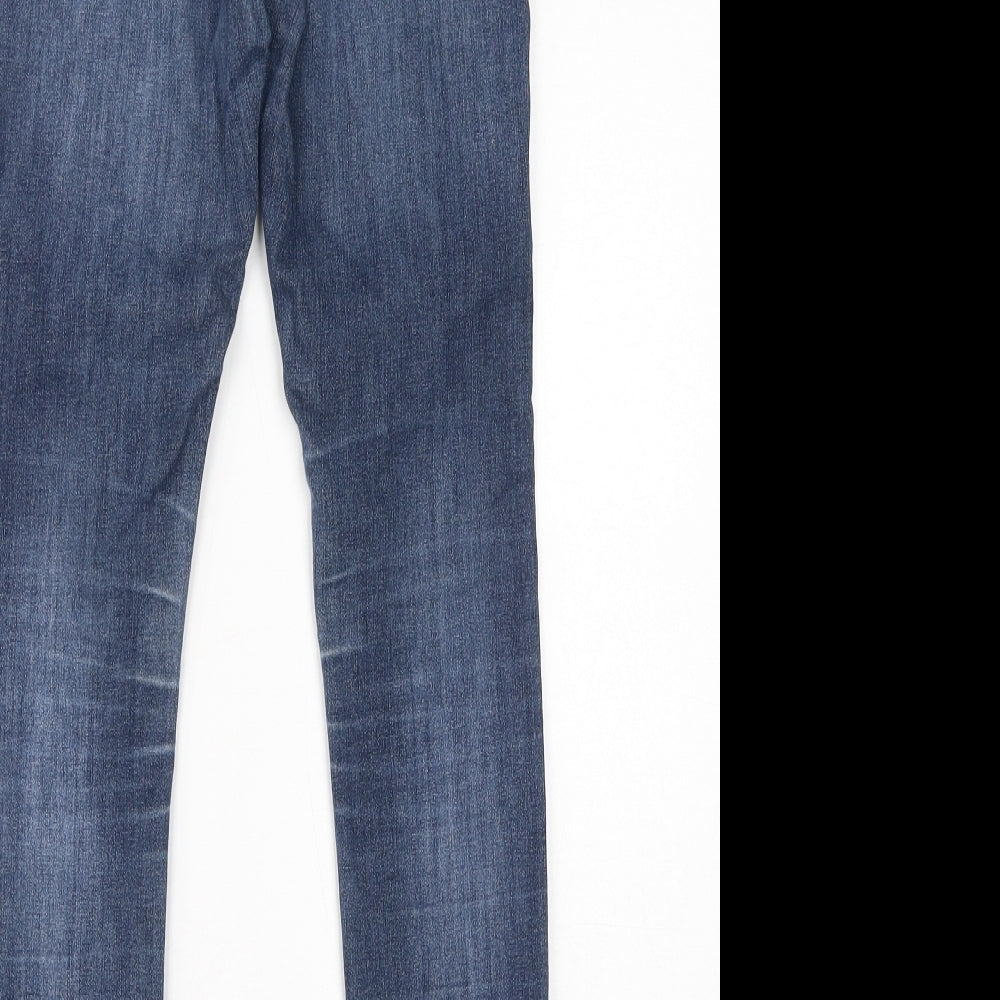 Womens UK Size 26 H&M Regular Fit Skinny Blue Jeans
