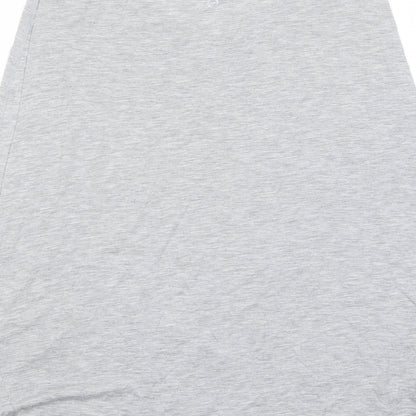 GOODMOVE Womens Grey Polyester Basic Tank Size 20 Crew Neck Pullover