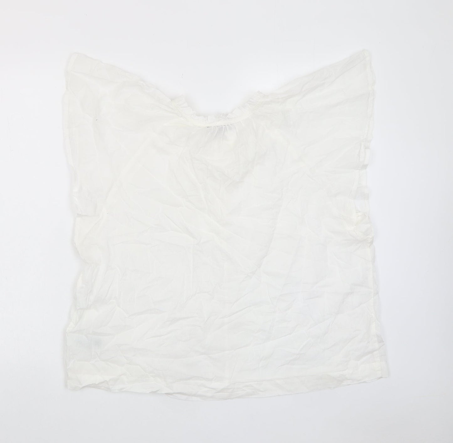 Womens UK Size L Gap White Basic T-Shirt