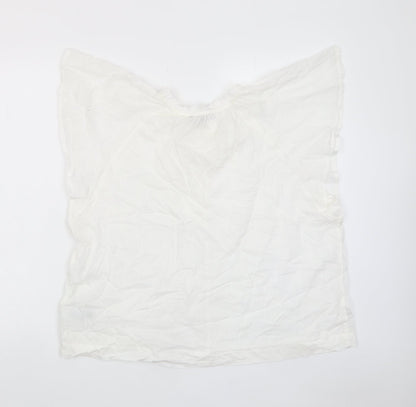 Womens UK Size L Gap White Basic T-Shirt