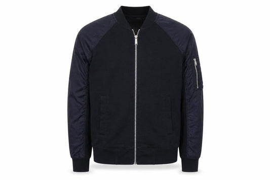 Mens UK Size S Zara Black Bomber Jacket