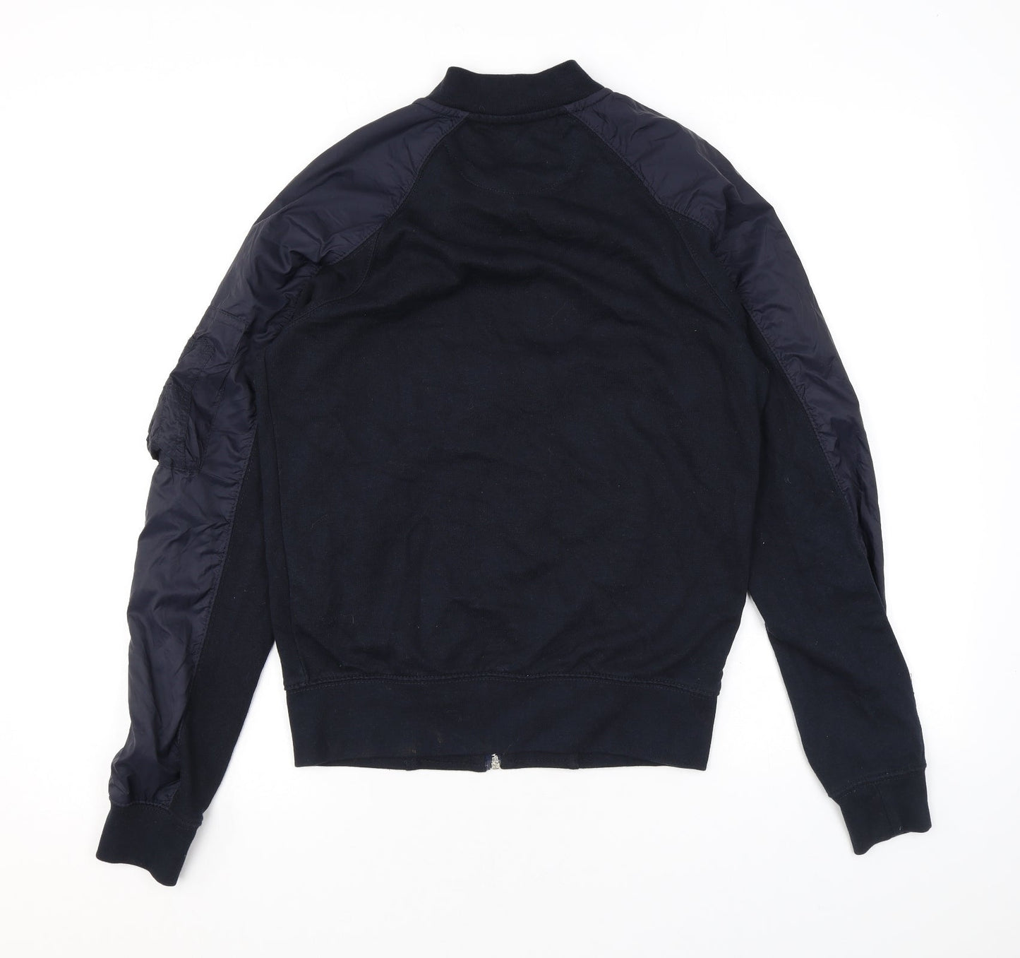 Mens UK Size S Zara Black Bomber Jacket