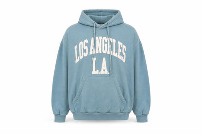 Mens UK Size M Pull&Bear Blue Pullover Hoodie