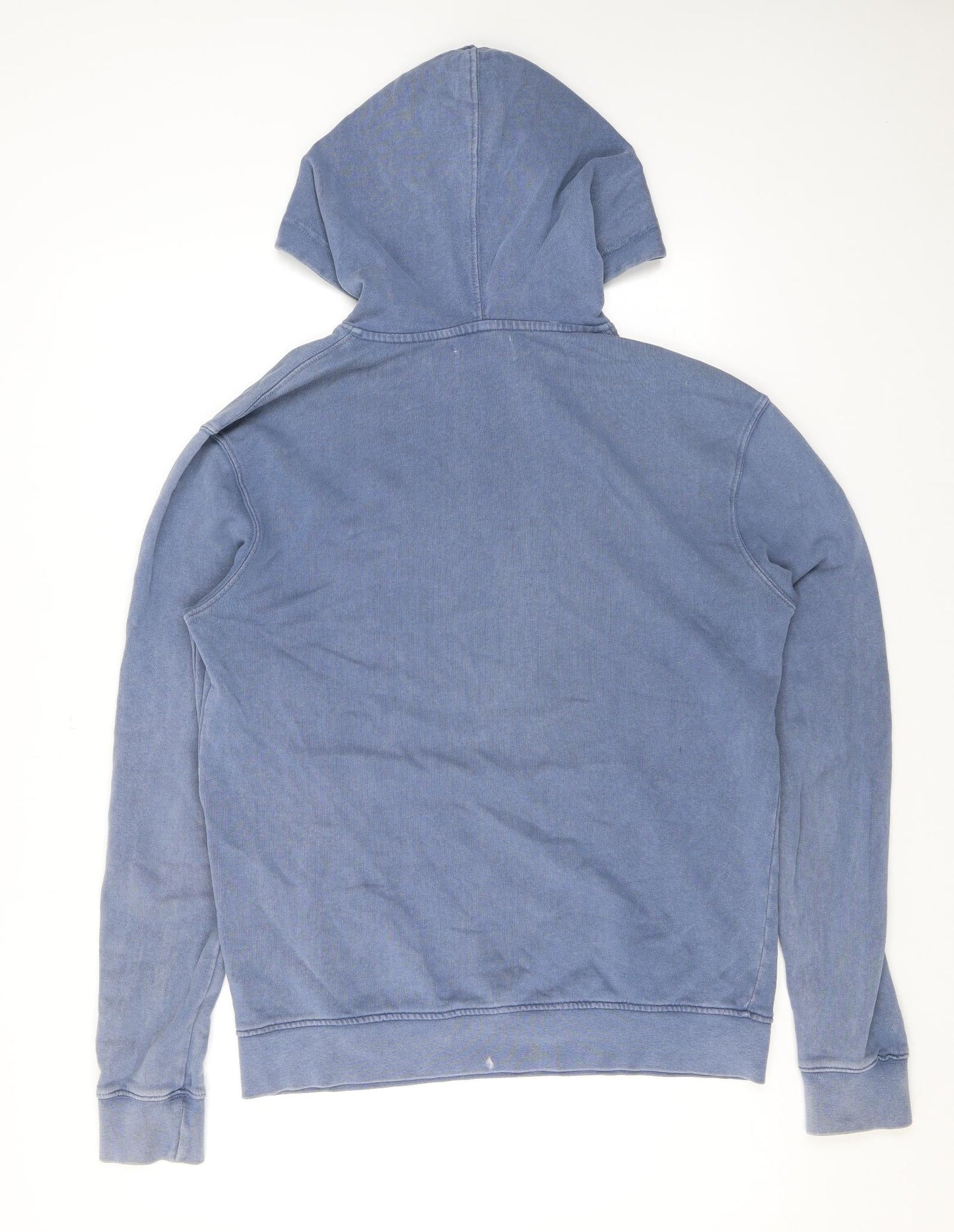 Topman Mens Blue Cotton Pullover Hoodie Size XS