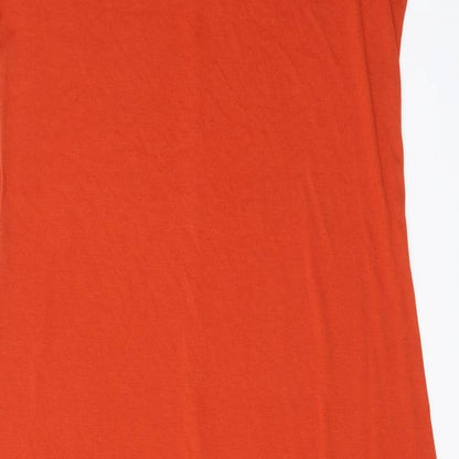 Dorothy Perkins Womens Red Viscose Tank Dress Size 14 Scoop Neck Pullover