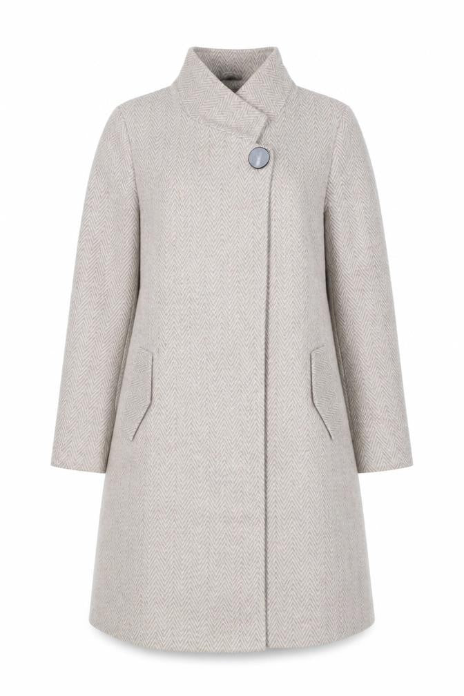 Womens UK Size 20 Kaleidoscope Beige Overcoat