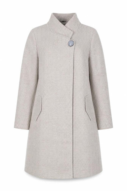 Womens UK Size 20 Kaleidoscope Beige Overcoat