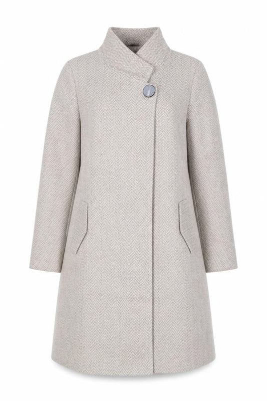 Womens UK Size 20 Kaleidoscope Beige Overcoat