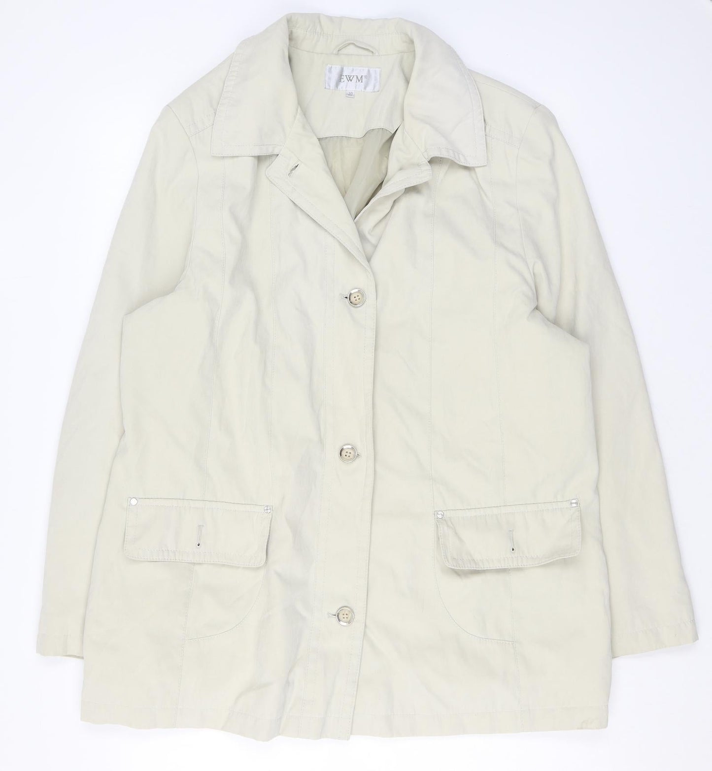 Womens UK Size 20 EWM Beige Jacket