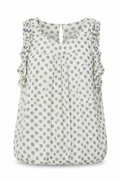 Womens UK Size 12 River Island Beige Basic Blouse