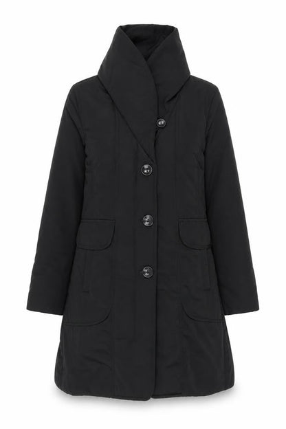 Womens UK Size 8 Minuet Black Rain Coat