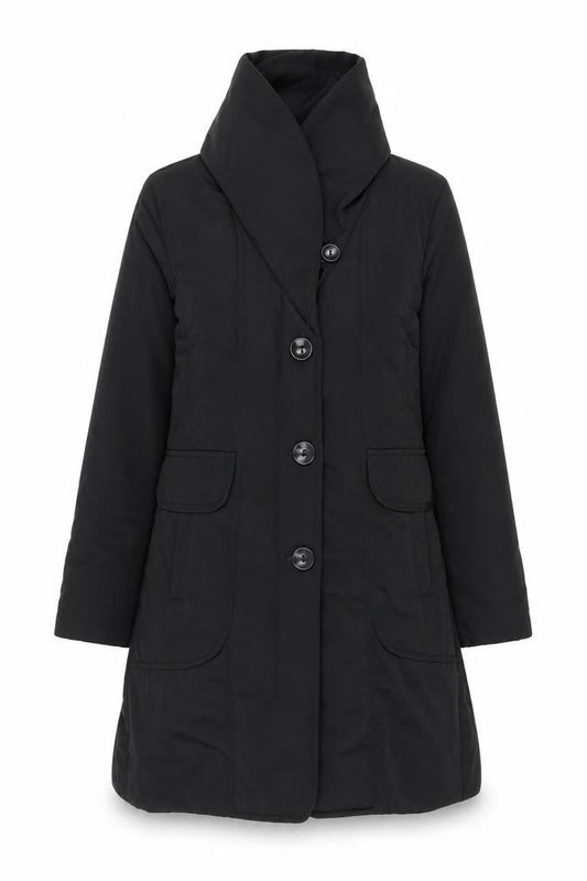Womens UK Size 8 Minuet Black Rain Coat
