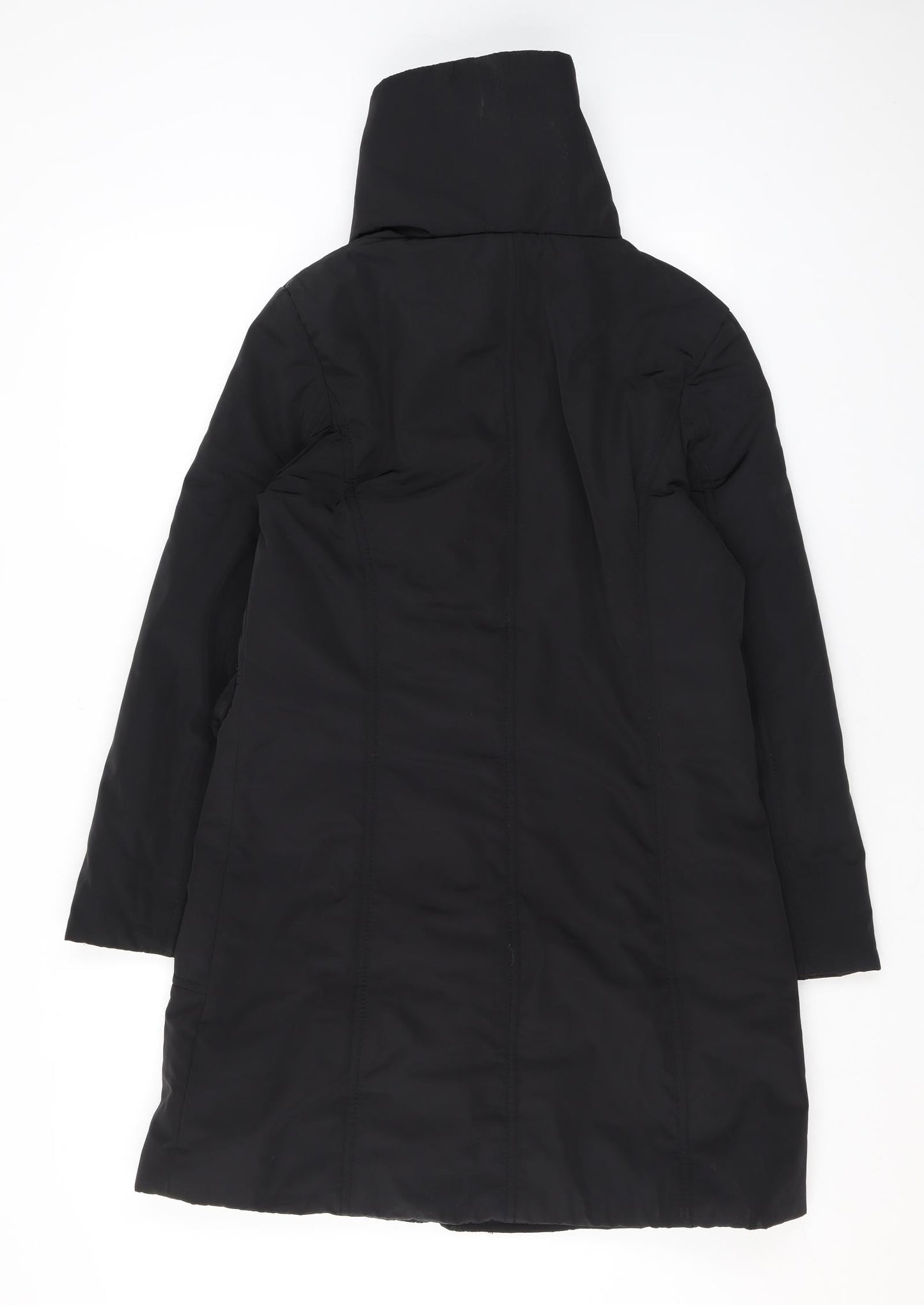 Womens UK Size 8 Minuet Black Rain Coat