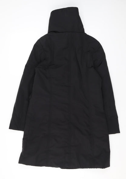 Womens UK Size 8 Minuet Black Rain Coat