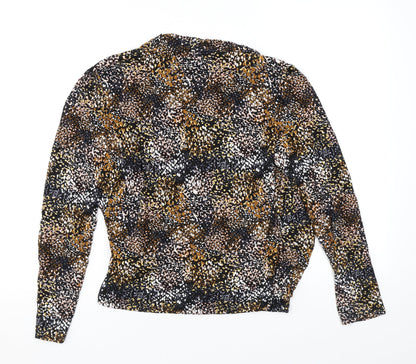 Womens UK Size 14 Wallis Multicoloured Basic Blouse