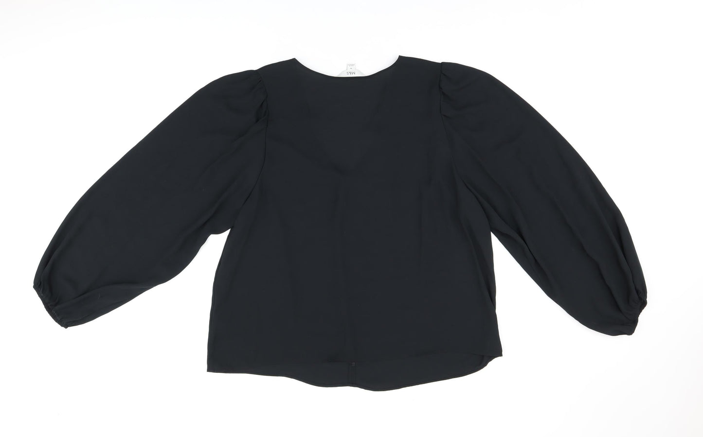 Womens UK Size 18 Marks and Spencer Black Basic Blouse