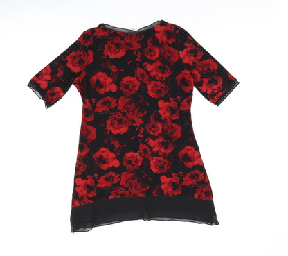 Womens UK Size 10 Per Una Black Basic Blouse