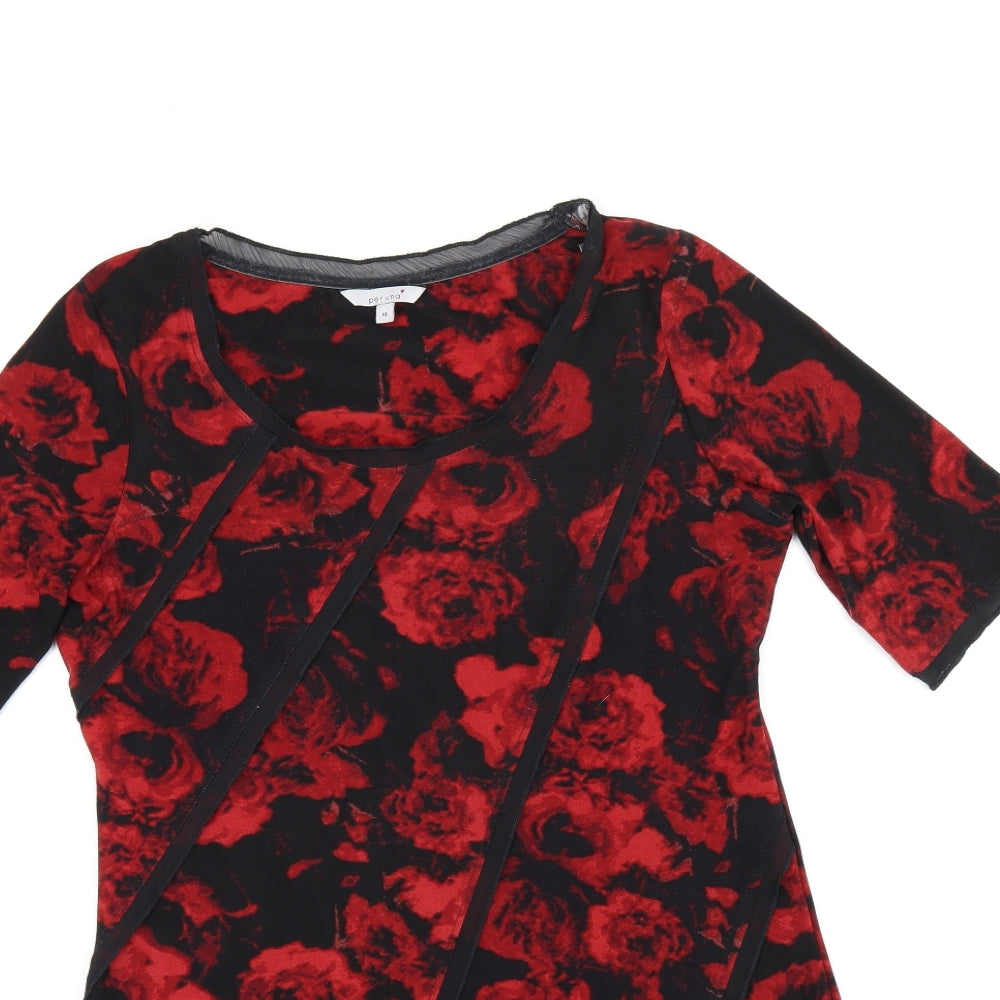 Womens UK Size 10 Per Una Black Basic Blouse