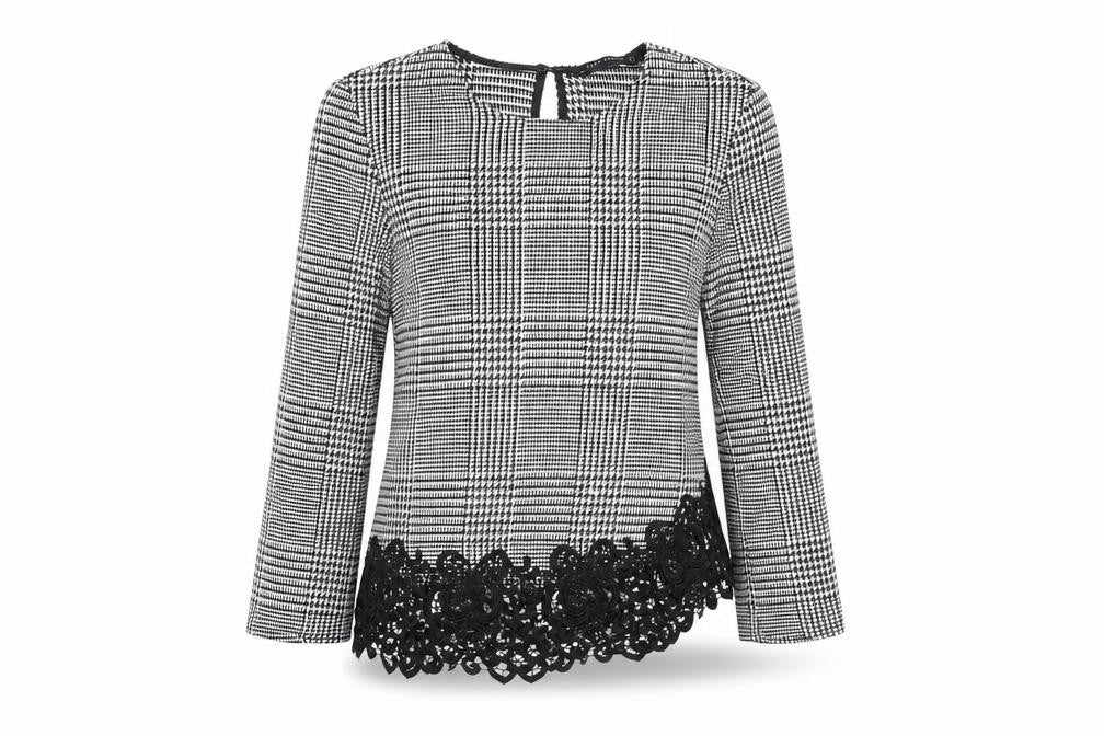 Womens UK Size M Zara Grey Basic Blouse