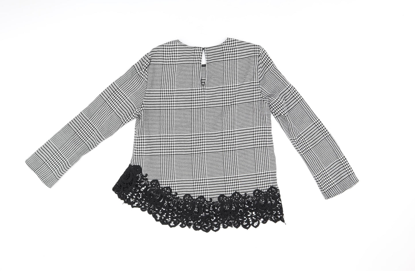 Womens UK Size M Zara Grey Basic Blouse