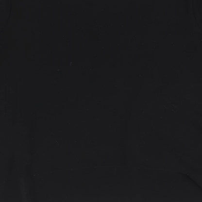 Phase Eight Womens Black Polyester Basic Blouse Size 10 Boat Neck