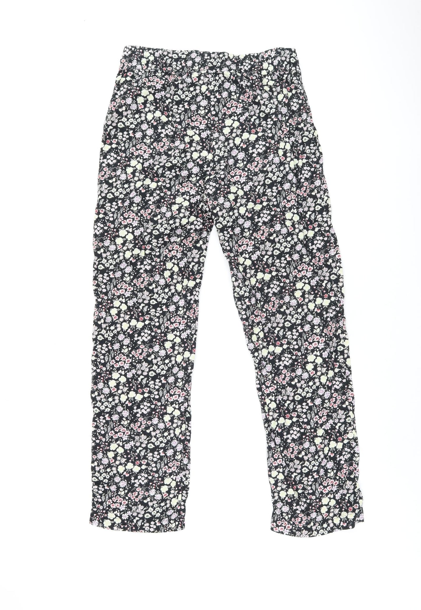 Womens UK Size S Gap Regular Fit  Black Trousers