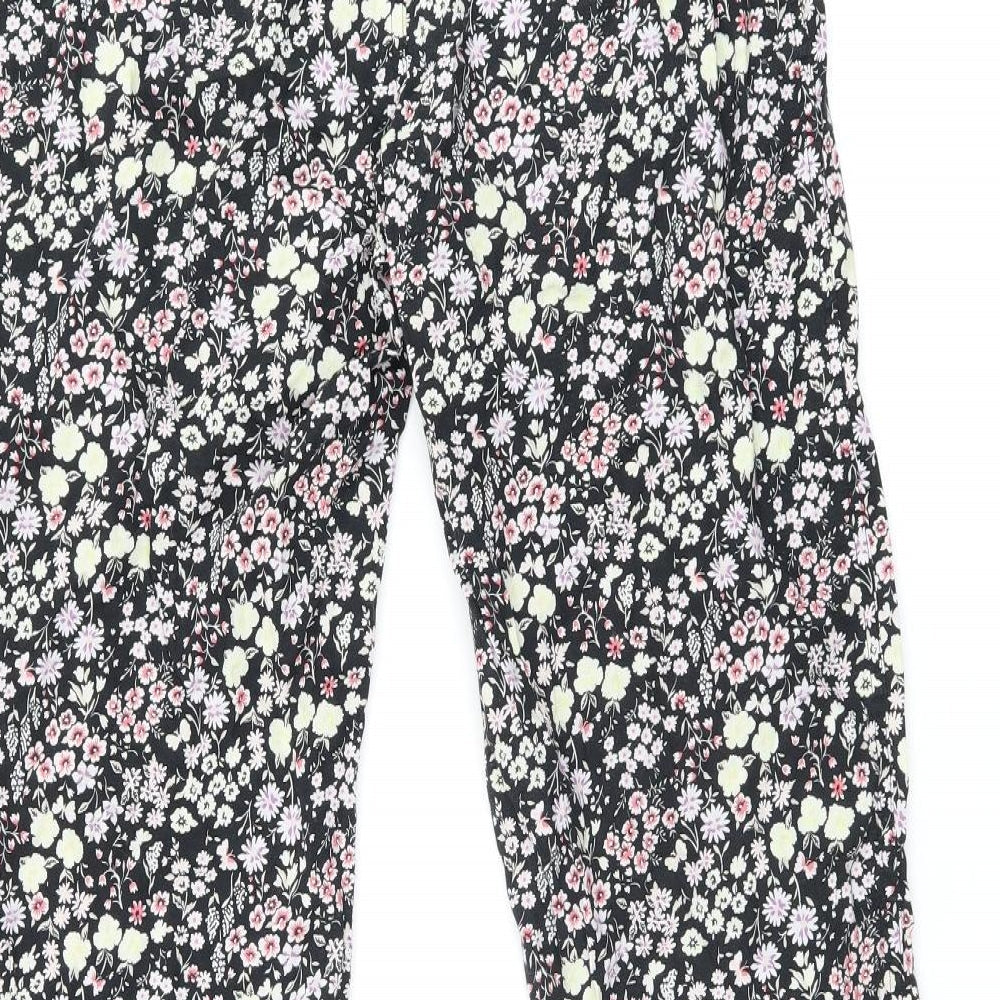 Womens UK Size S Gap Regular Fit  Black Trousers