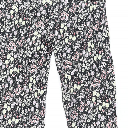 Womens UK Size S Gap Regular Fit  Black Trousers