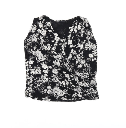 Womens UK Size 8 NEXT Black Basic Tank